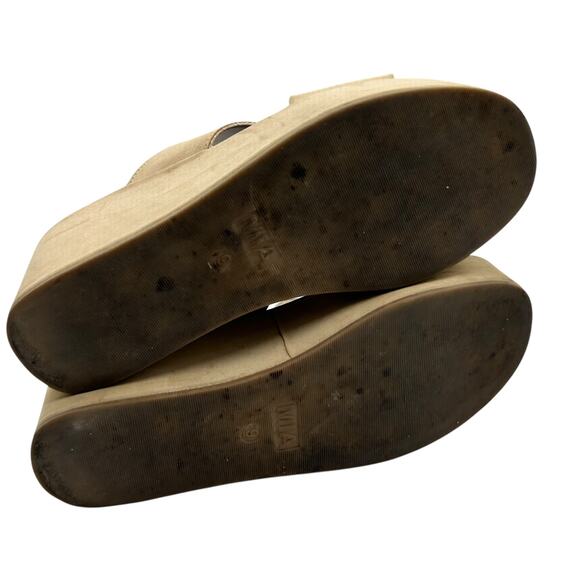 MIA Women's‎ Sand RETA Slip On Wedge Platform Sandal Size 9M - Picture 9 of 11